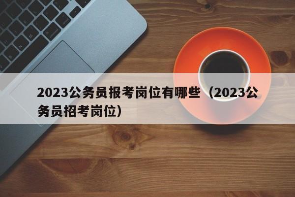 2023公务员报考岗位有哪些（2023公务员招考岗位）