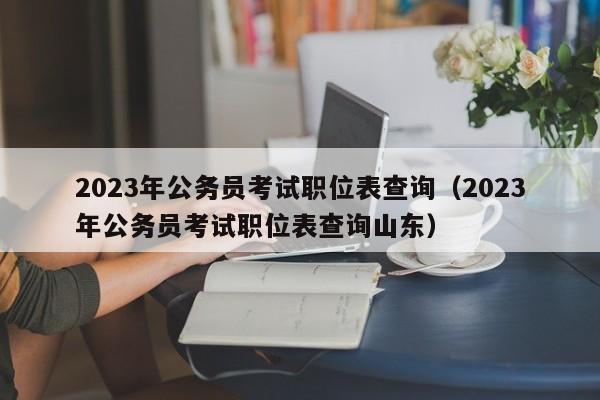 2023年公务员考试职位表查询（2023年公务员考试职位表查询山东）